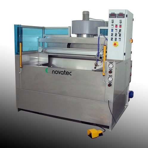 Cabine de peinture ouverte - PAINTBOX 40 - NOVATEC srl - Surface Finishing Technology - à rideau d'eau