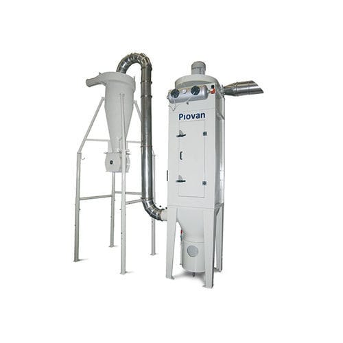 Dépoussiéreur à cartouche - KA series - Piovan - décolmatage pneumatique / compact / modulaire