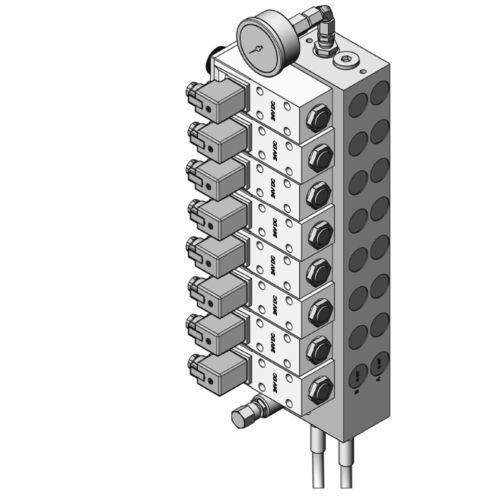 Manifold multivoie - XDM - Synventive Molding Solutions - en acier / pour actionneur / pour électrovanne