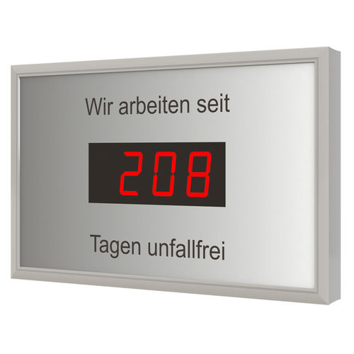 Afficheur à LED - AFI-Display - BÜRK MOBATIME GmbH - couleur / à 7 segments / industriel