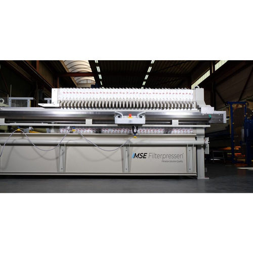 Filtre-presse à poutre latérale - SA-FP series - MSE Filterpressen GmbH - à cadre / semi-automatique / haute pression