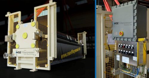 Filtre-presse à poutre latérale - AFP series - MSE Filterpressen GmbH - automatique / haute pression / pour traitement des eaux usées