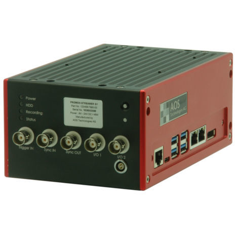 Enregistreur vidéo - PROMON STREAMER G2 - AOS Technologies AG - de vision / de mouvement / pour l'industrie
