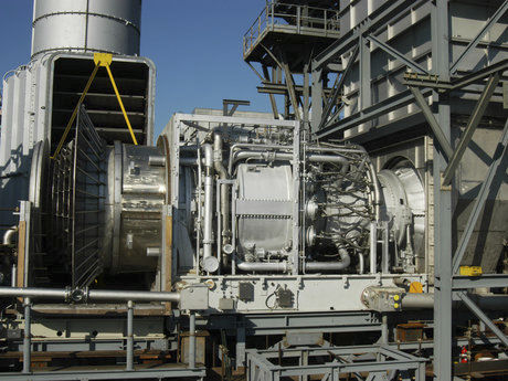 Turbine à gaz - Frame 9/1E - Baker Hughes - mono-arbre