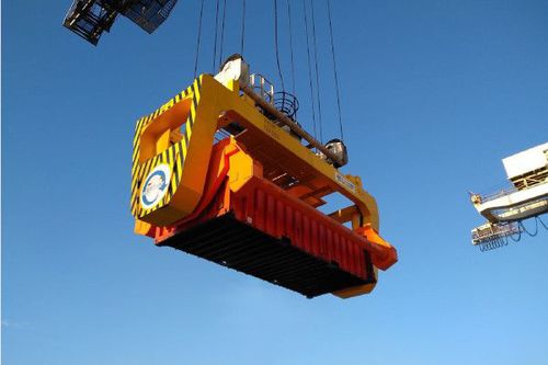 Spreader pour container - RAM 4111 STS - Peiner - fixe / semi-automatique