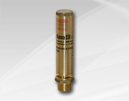 Soupape de sécurité pour gaz - SLK - E,F,H series - FREE EXHAUST - Coi Technology S.r.l. - pour air / pour vapeur / pour chaudière