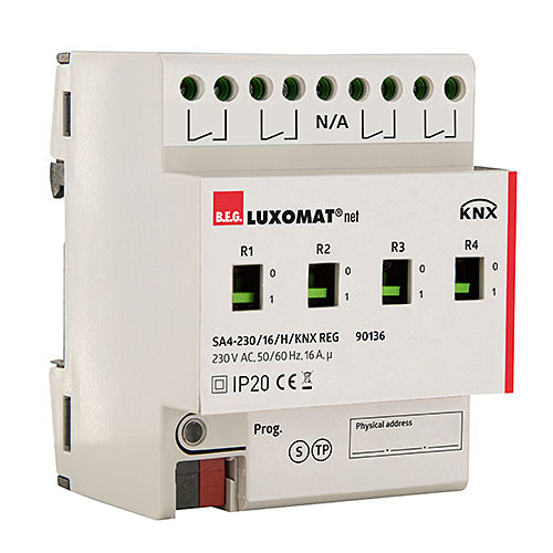 Interrupteur pour actionneur - SA 230 / 16 / H / KNX REG - B.E.G. Brück Electronic GmbH - multipolaire / IP20 / manuel