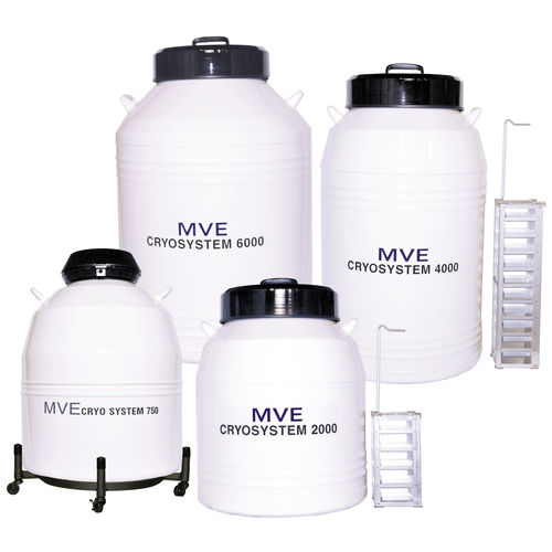 Cuve de stockage d'azote liquide - MVE CryoSystem Series - CHARTINDUSTRIES - cryogénique / légère