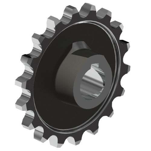 Pignon de chaîne - AKT GmbH - à denture droite / à moyeu / en acier