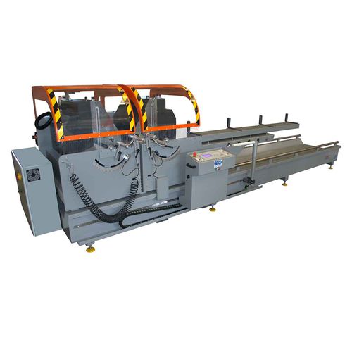 Tronçonneuse à deux têtes pour aluminium - MAMMUT 700 - OMC di bisognagni srla - pour PVC / pour profilés