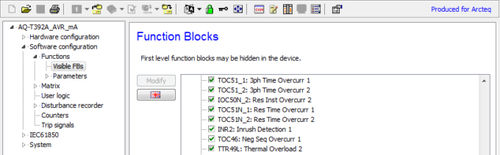 Logiciel configuration - AQTIVATE 300 - Arcteq Relays Ltd - en ligne / hors-ligne