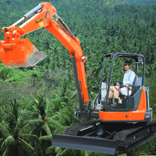 Mini pelle - ZX48U-5A - HITACHI Construction Machinery - sur chenilles / Tier 2 / pour chantier de construction