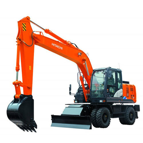 Pelleteuse intermédiaire - ZX190W-5A - HITACHI Construction Machinery - à roues / diesel / pour chantier de construction
