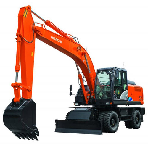 Pelleteuse intermédiaire - ZX210W-5A - HITACHI Construction Machinery - lourde / à roues / diesel
