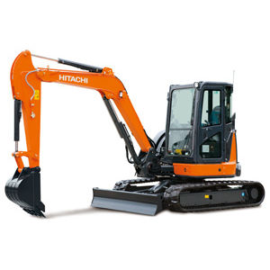 Mini pelle - ZX55U-5A - HITACHI Construction Machinery - sur chenilles / Tier 2 / pour chantier de construction
