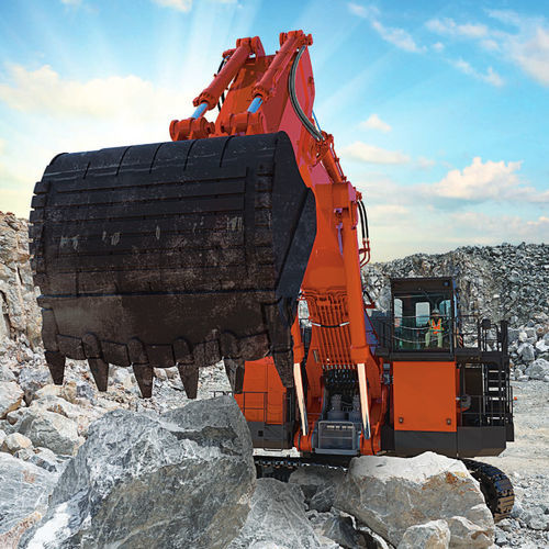 Pelle frontale sur chenilles - EX3600-7 - HITACHI Construction Machinery - pour mines et carrières