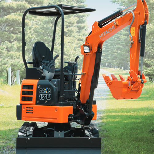 Mini pelle - ZX17U-5A - HITACHI Construction Machinery - sur chenilles / Tier 2 / pour chantier de construction