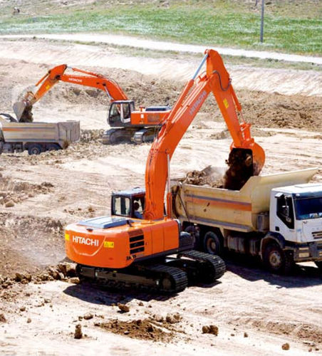 Pelleteuse intermédiaire - ZX210K-5G - HITACHI Construction Machinery - sur chenilles / Tier 2 / pour chantier de construction
