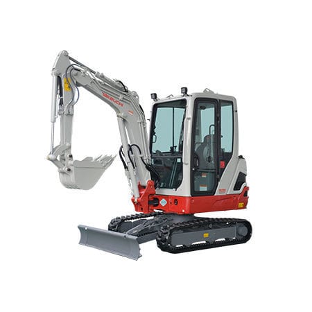 Mini pelle - TB225  - TAKEUCHI - sur chenilles / diesel / pour chantier de construction