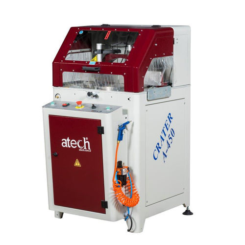 Scie à onglet - A-450 - ATECH MACHINE - horizontale / verticale / pour aluminium