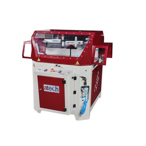 Scie à onglet - A-550 - ATECH MACHINE - horizontale / verticale / pour aluminium