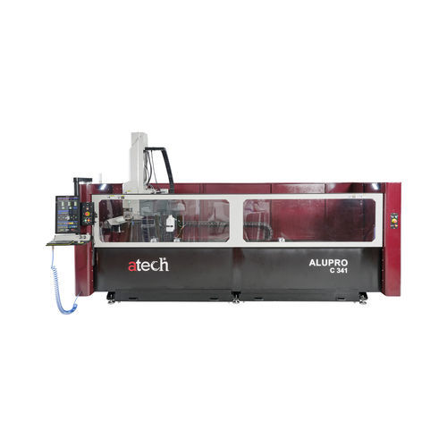 Centre d'usinage CNC 10 axes - AluPro-C341 - ATECH MACHINE - vertical / pour PVC / pour aluminium