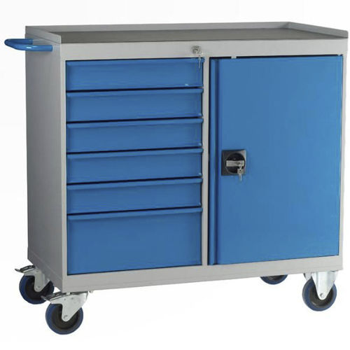 Armoire de stockage - MDC811, MDC812 - Redhill Manufacturing - à roulettes / à tiroir / à étagères