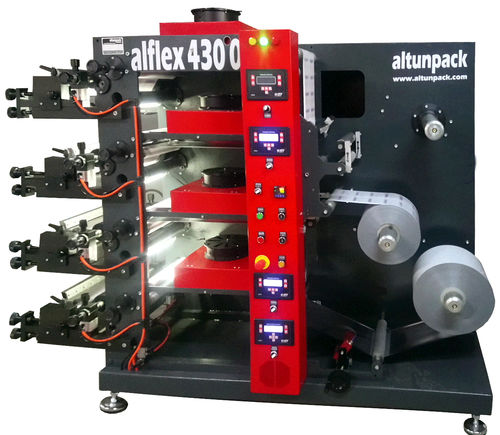 Presse flexographique à 3 couleurs - alflex 3300 - altunpack makine san tic ltd şti - pour papier / pour film en plastique / pour cartons
