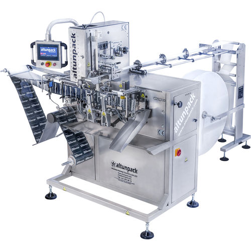 Ensacheuse horizontale - M-2 - altunpack makine san tic ltd şti - pondérale / contrôlée par PLC / pour liquides