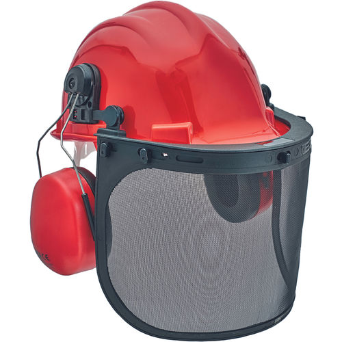 Casque forestier - YARROW - CERVA GROUP a.s - EN 397 / ABS / rouge