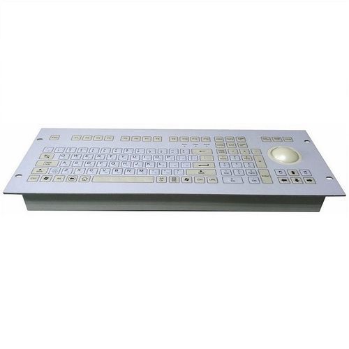 Clavier encastrable - CK-ME483188-50TB - Clickin Industrial Co., Ltd. - à membrane / avec trackball / avec souris