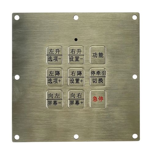 Clavier numérique 9 touches - CK-KE130130 - Clickin Industrial Co., Ltd. - encastrable / en inox / USB