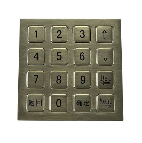 Clavier numérique 16 touches - CK-KE8585 - Clickin Industrial Co., Ltd. - encastrable / en inox / USB