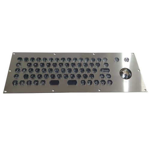 Clavier encastrable - CK-KB373132-38TBPKBL - Clickin Industrial Co., Ltd. - à touches mécaniques / avec trackball / avec souris