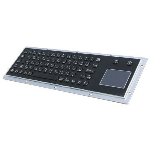 Clavier encastrable - CK-KB370110-TPBK - Clickin Industrial Co., Ltd. - contact carbone / avec pavé tactile / avec souris