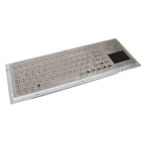 Clavier encastrable - CK-KB392135-TP - Clickin Industrial Co., Ltd. - contact carbone / avec touche Fn / avec pavé tactile