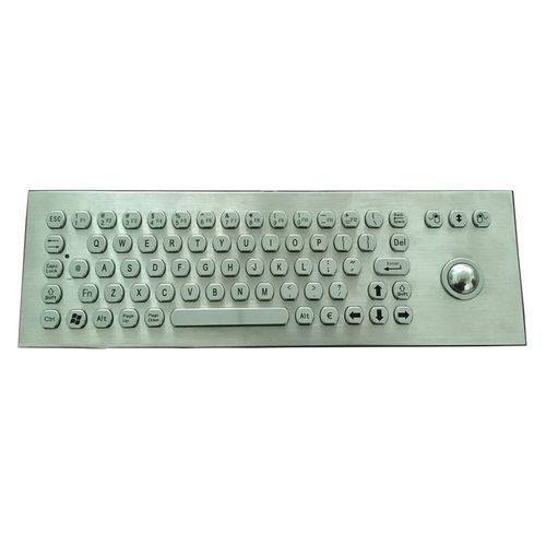 Clavier encastrable - CK-KB382122-25TB - Clickin Industrial Co., Ltd. - contact carbone / avec trackball / avec souris