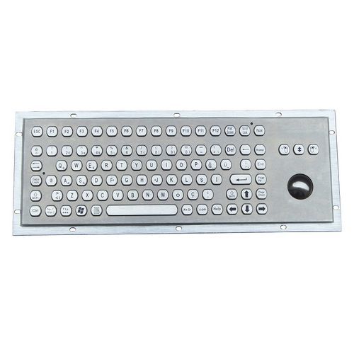 Clavier encastrable - CK-KB392135-38TB - Clickin Industrial Co., Ltd. - contact carbone / avec trackball / avec souris