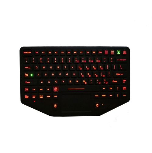 Clavier encastrable - CK-KB282177-TPSIVE - Clickin Industrial Co., Ltd. - contact carbone / avec pavé tactile / avec souris