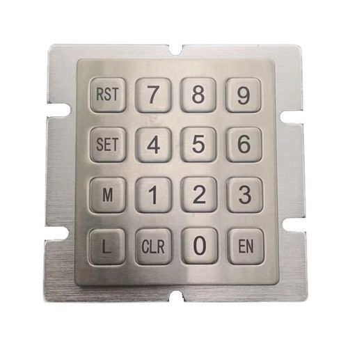 Clavier numérique 16 touches - CK-KE9080 - Clickin Industrial Co., Ltd. - encastrable / en inox / antivandalisme