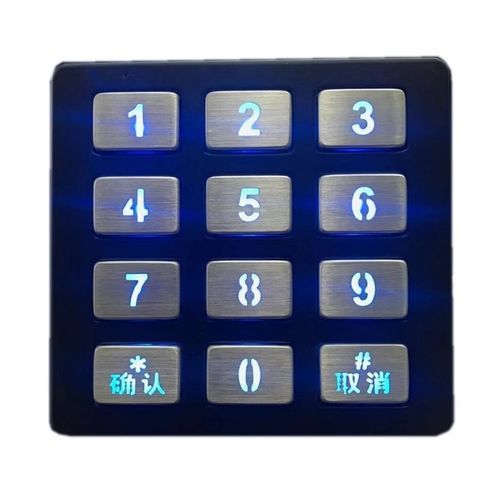 Clavier numérique 12 touches - CK-KE10074-KL - Clickin Industrial Co., Ltd. - encastrable / en inox / USB