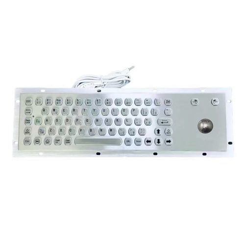Clavier encastrable - CK-KB370110-38TB - Clickin Industrial Co., Ltd. - contact carbone / avec trackball / avec souris