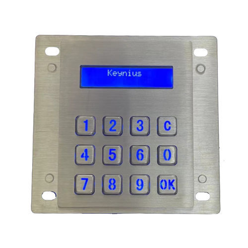 Clavier numérique 12 touches - CK-KE11994-LCD - Clickin Industrial Co., Ltd. - encastrable / en inox / antivandalisme
