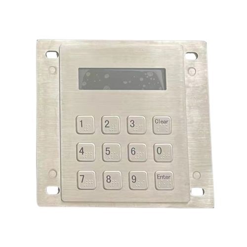 Clavier numérique 12 touches - CK-KE11994-LCD -NB - Clickin Industrial Co., Ltd. - encastrable / en inox / en caoutchouc silicone