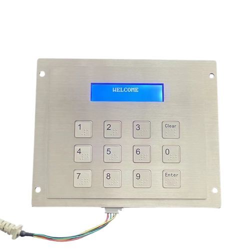 Clavier numérique 12 touches - CK-KE3IN1-LCD - Clickin Industrial Co., Ltd. - encastrable / en inox 304 / USB
