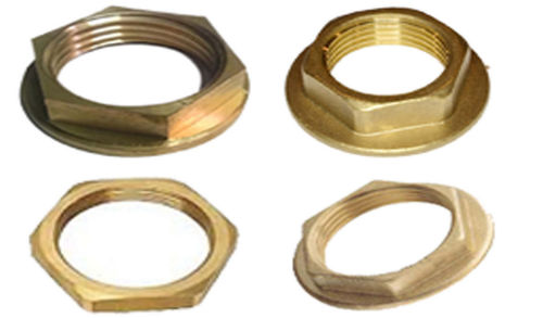 Contre-écrou hexagonal - Paani Precision Products LLP - à créneaux / plat / en laiton