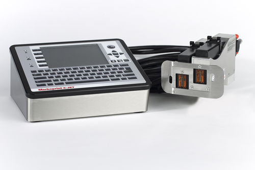 Appareil de marquage et codage à jet d'encre thermique - Markoprint X2JET Plus Touch - Weber Marking Systems - pour l'industrie agroalimentaire / pour boîtes en carton / de code-barres
