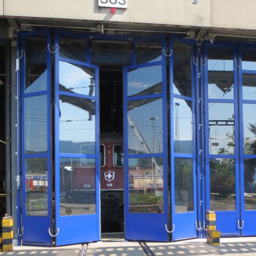 Porte pliante - ST602F Strong - Schneider Torsysteme Gesellschaft m.b.H - en acier / en verre / vitrée