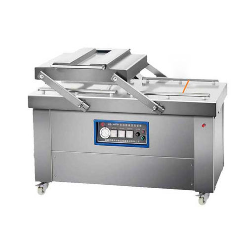 Machine de conditionnement sous vide - DZ500/2S - Shandong Kangbeite Food Packaging Machinery Co., Ltd. - semi-automatique / à double cloche / pour produits alimentaires