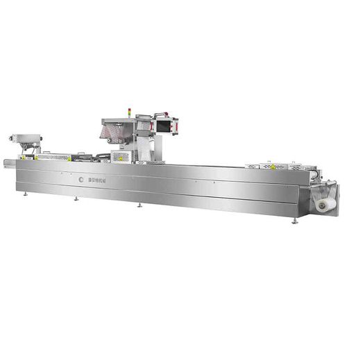 Machine de conditionnement automatique - DRZ320 - Shandong Kangbeite Food Packaging Machinery Co., Ltd. - sous vide / horizontale / à mouvement continu